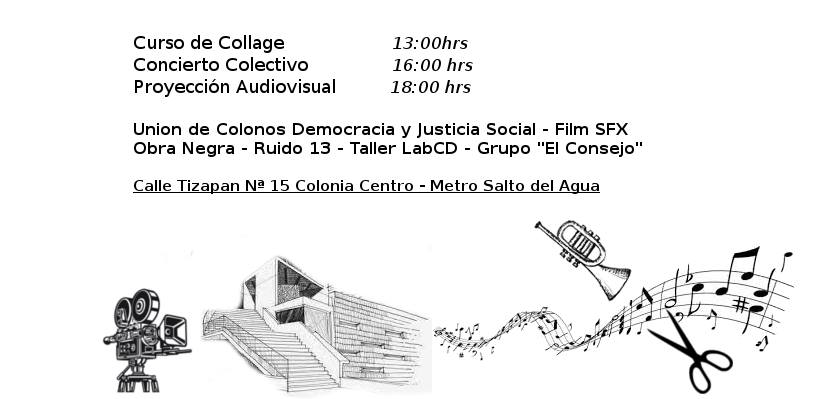 taller concierto collage (Diego Villaseñor, músico)