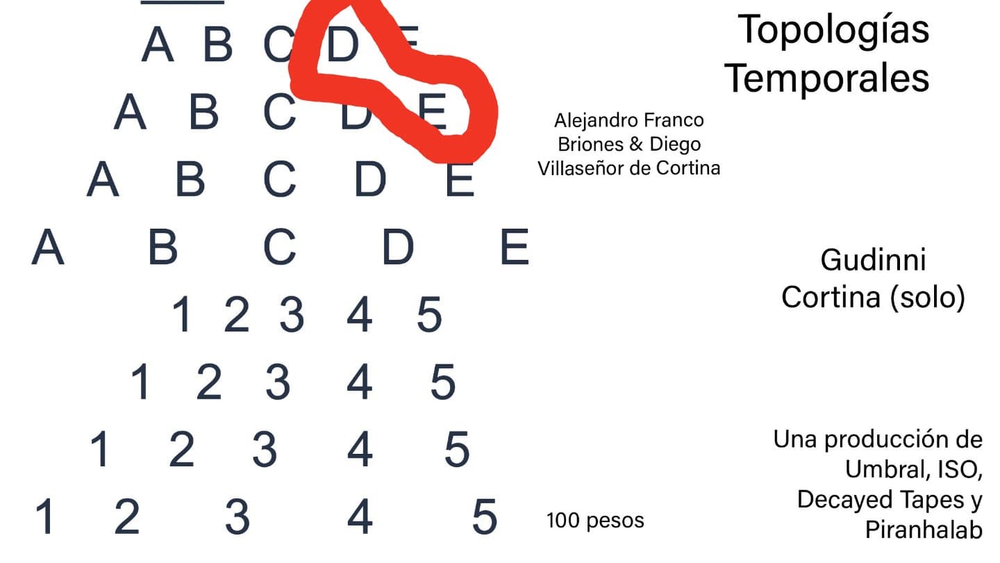 topologias temporales (Diego Villaseñor, músico)